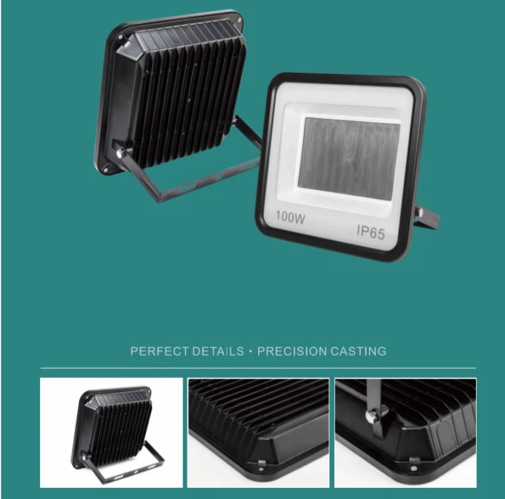 Die-cast Aluminum Flood Light Empty Case 100w For Outdoor IP65